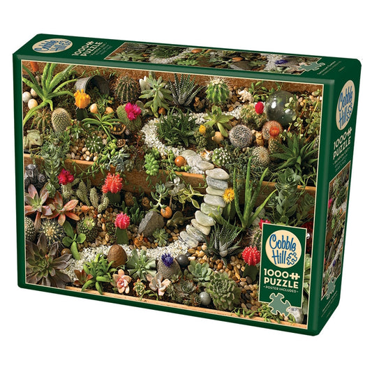 Cobble Hill 1000 Piece Puzzle - Succulent Garden