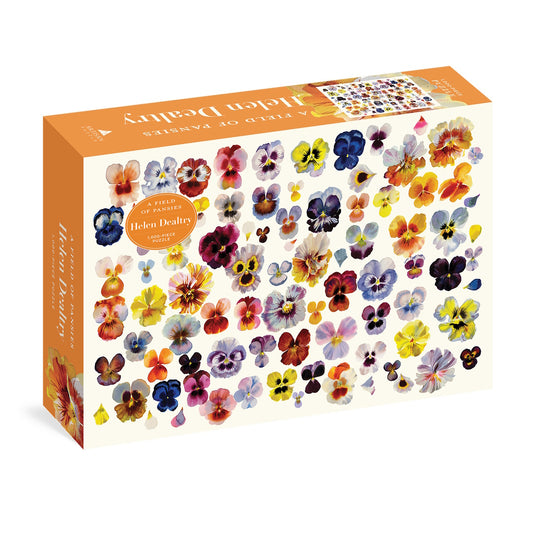 A Field of Pansies 1000 Piece Puzzle