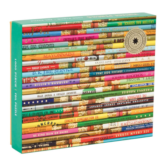 Phat Dog Vintage Pencils - 1000 Piece Jigsaw Puzzle