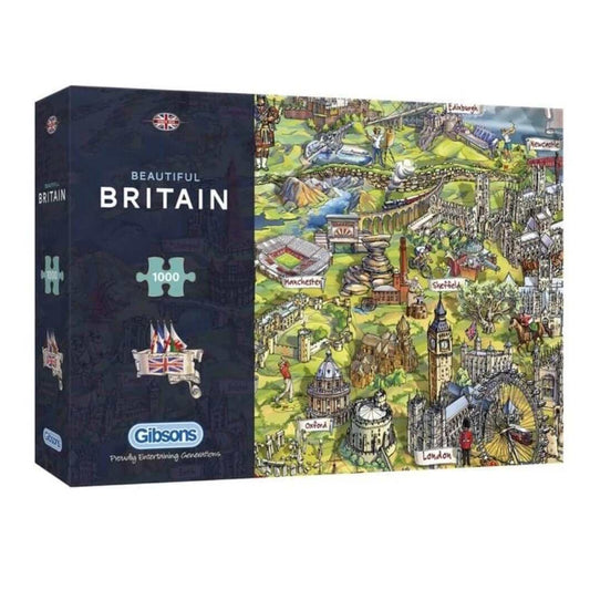 Gibsons 1000 Piece Jigsaw Puzzle - Beautiful Britain