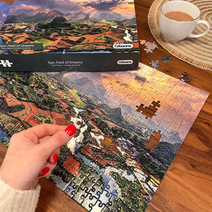Gibsons 636 Piece Jigsaw Puzzle - Epic Field of Dreams