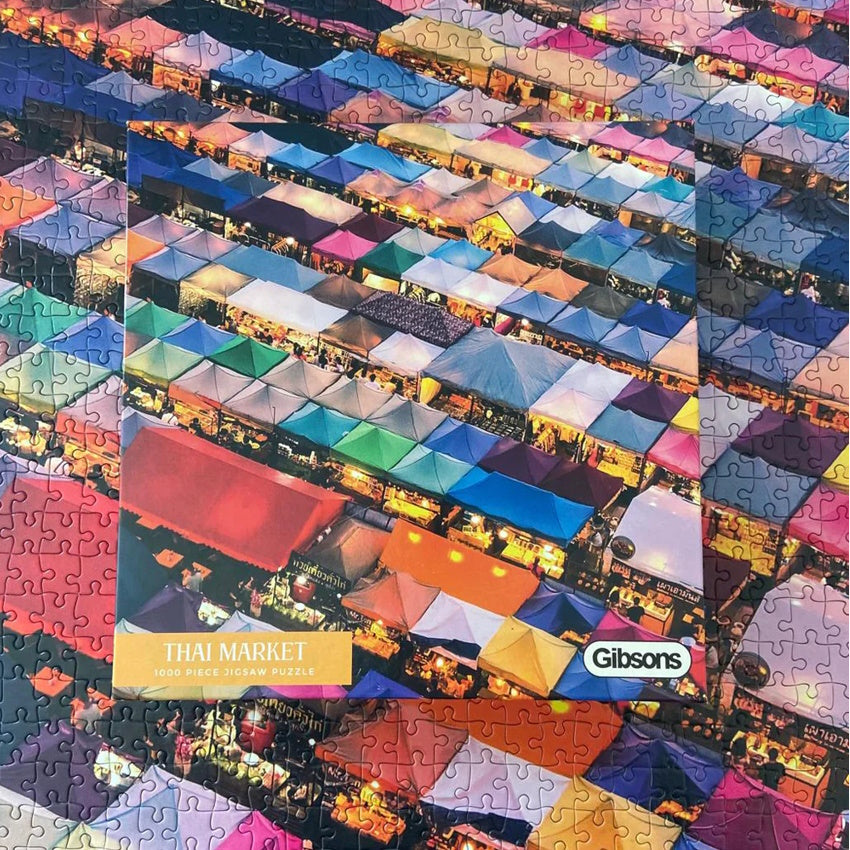 Gibsons 1000 Piece Jigsaw Puzzle - Thai Market