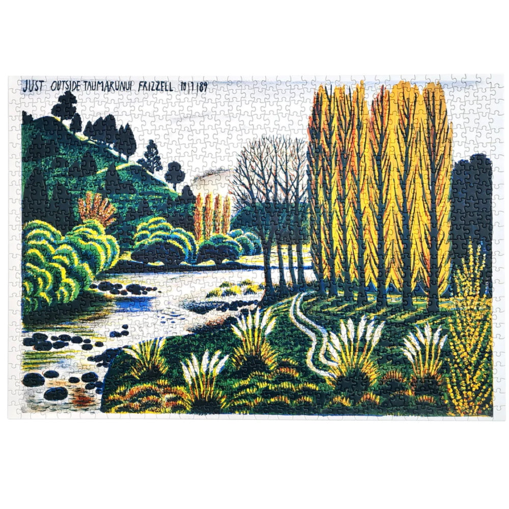 Lettuce Dick Frizzell Just Outside Taumarunui - 1000 Piece Jigsaw Puzzle