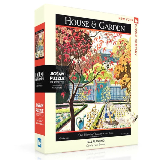 New York Puzzle Company 1000 Piece Puzzle - Fall Planting