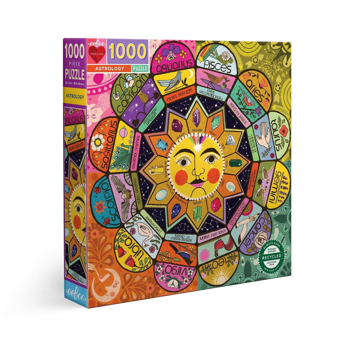 eeBoo Astrology 1000 Piece Puzzle