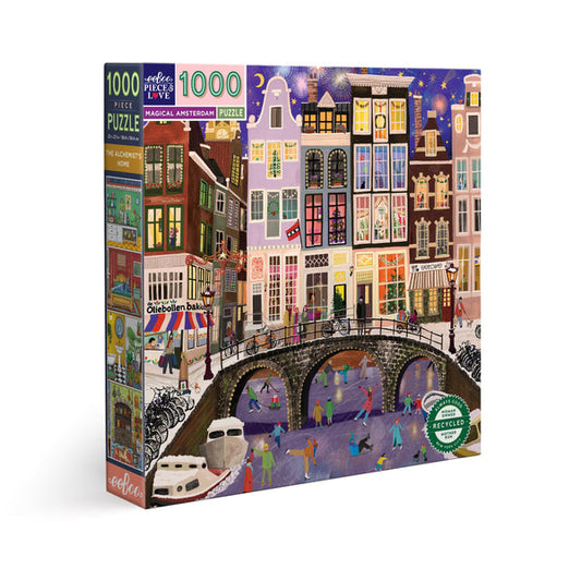 eeBoo Magical Amsterdam 1000 Piece Puzzle