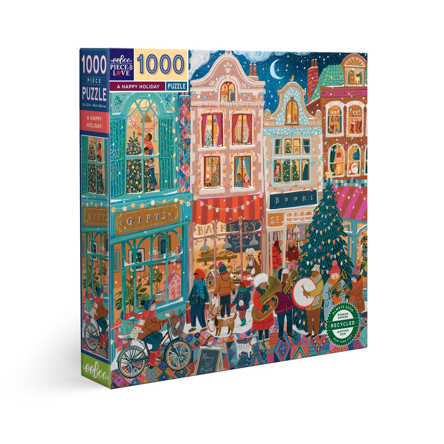 eeBoo A Happy Holiday 1000 Piece Puzzle