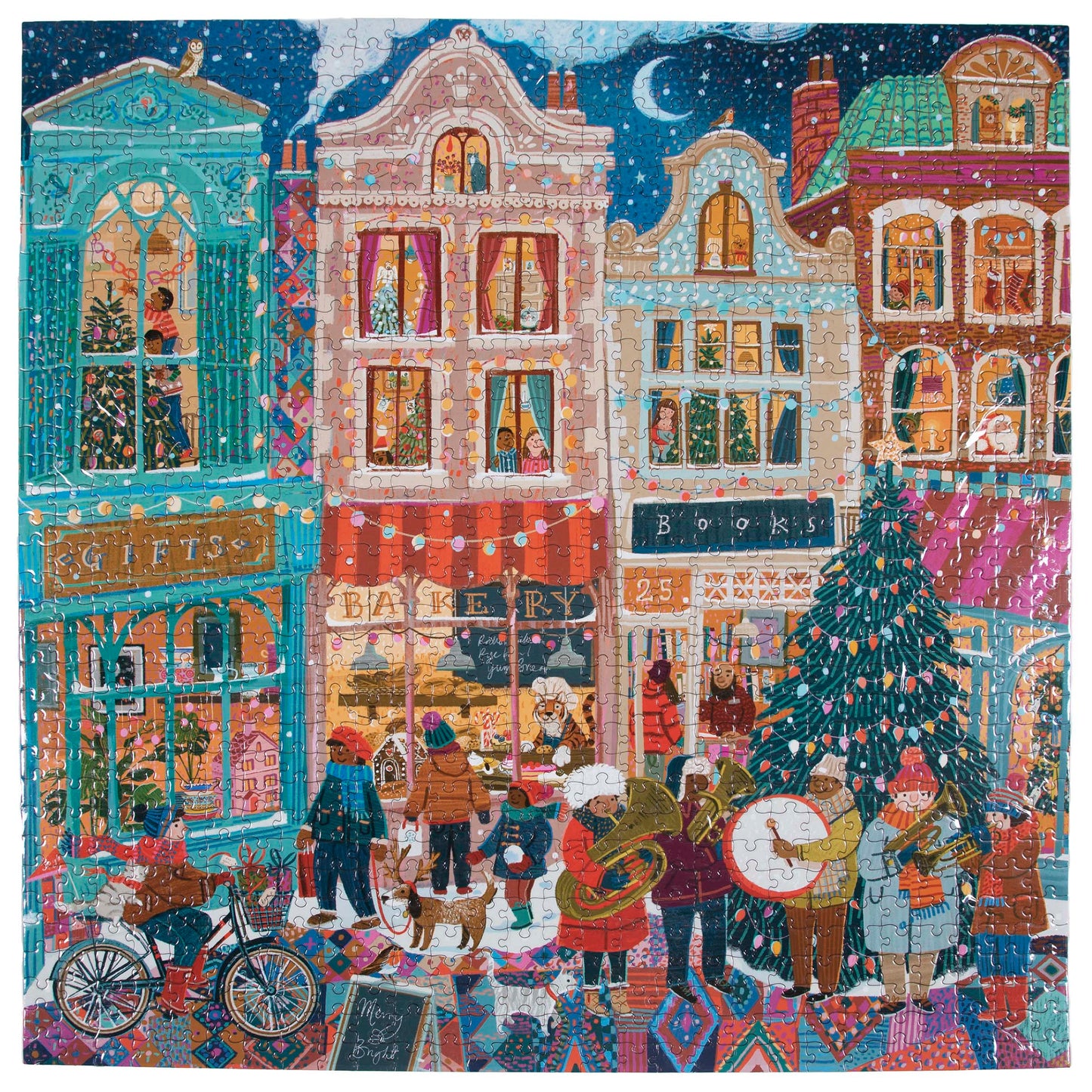 eeBoo A Happy Holiday 1000 Piece Puzzle