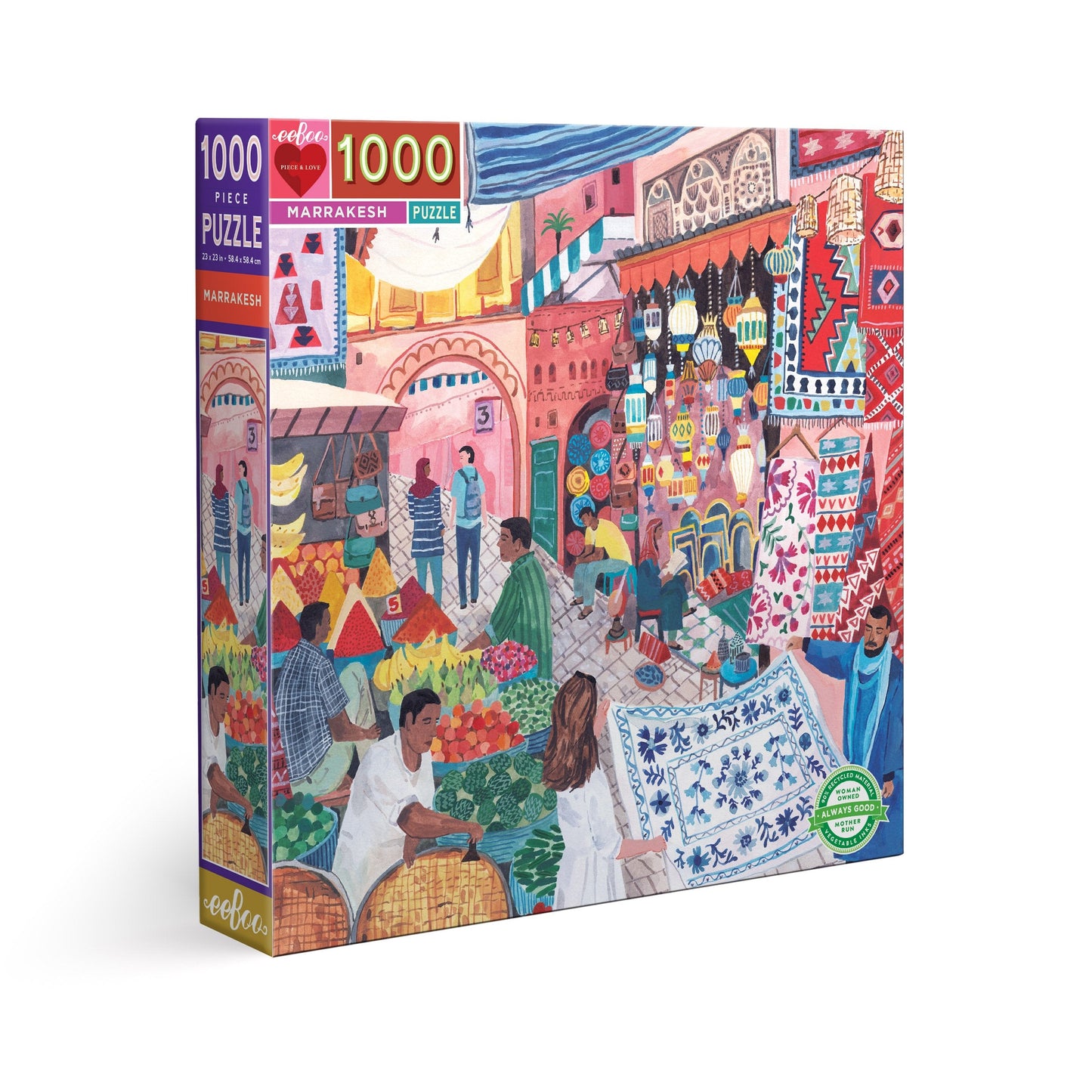 eeBoo Marrakesh 1000 Piece Puzzle