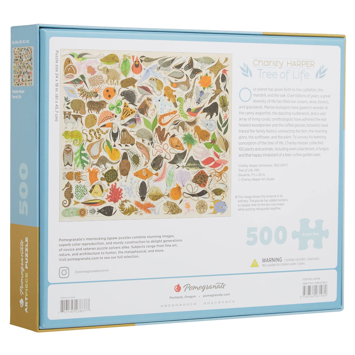 Pomegranate 500 Piece Jigsaw Puzzle - Tree of Life