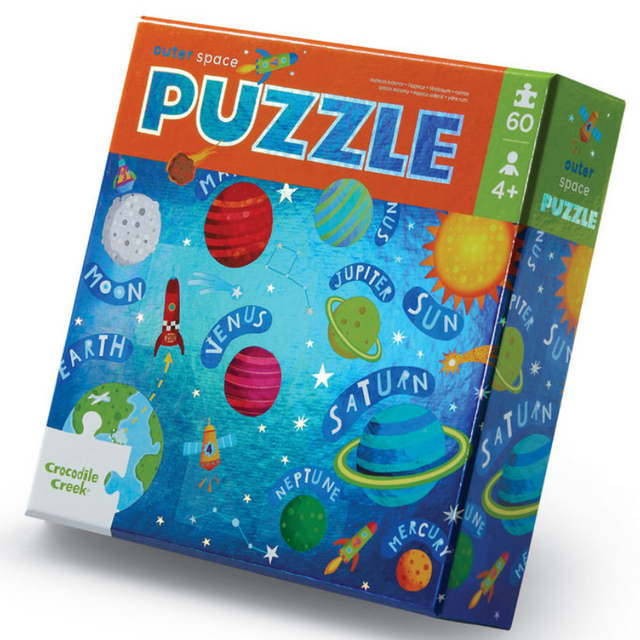 Crocodile Creek 60 Piece Foil Puzzle - Outer Space