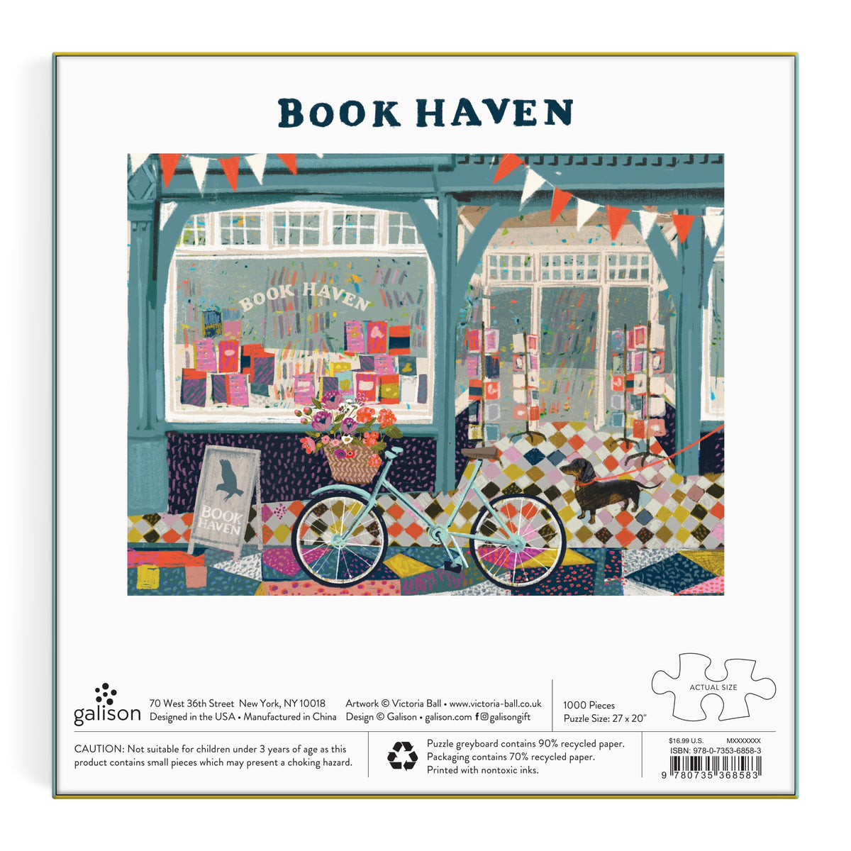 Book Haven 1000 Piece Jigsaw Puzzle – The Jigstore