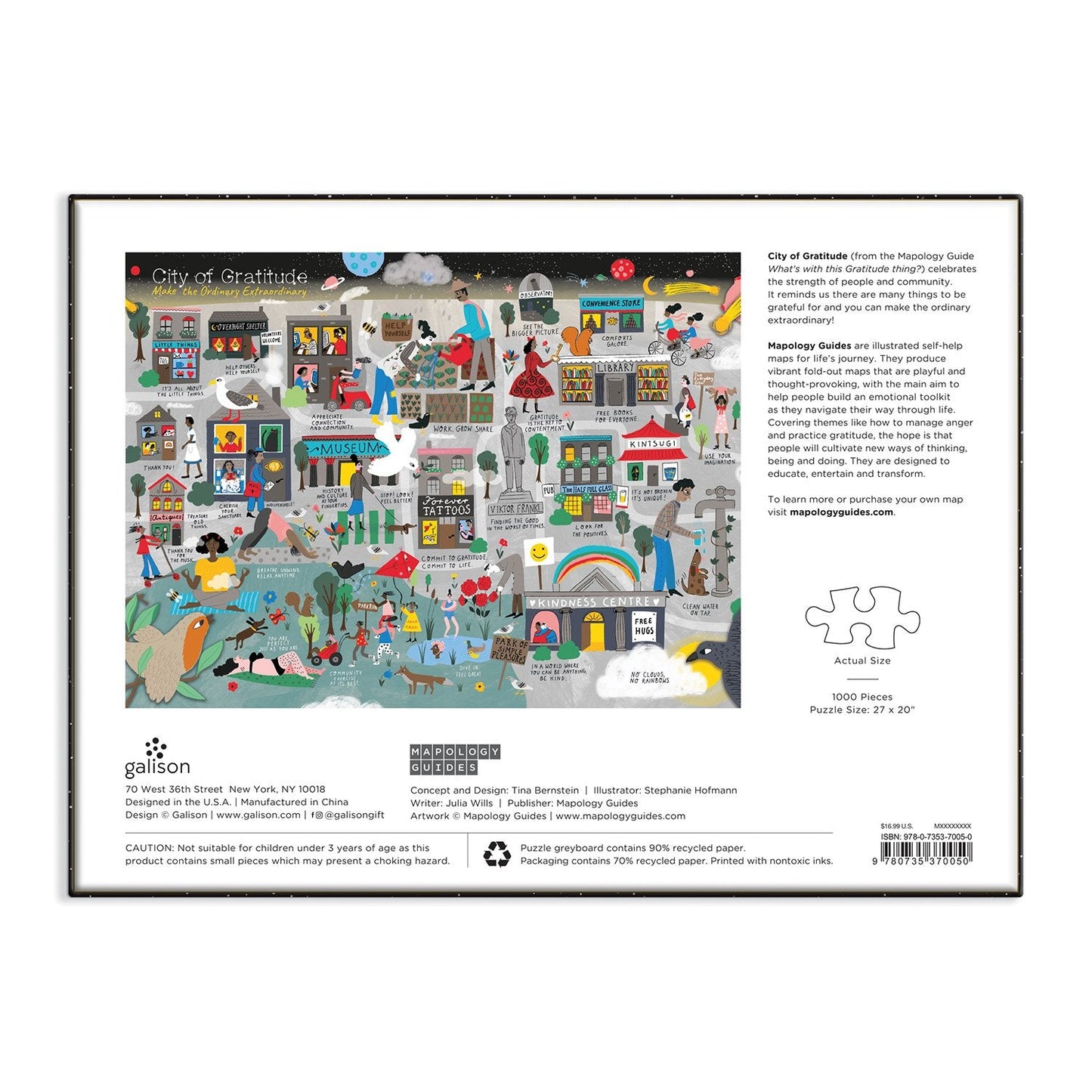 City of Gratitude 1000 Piece Jigsaw Puzzle