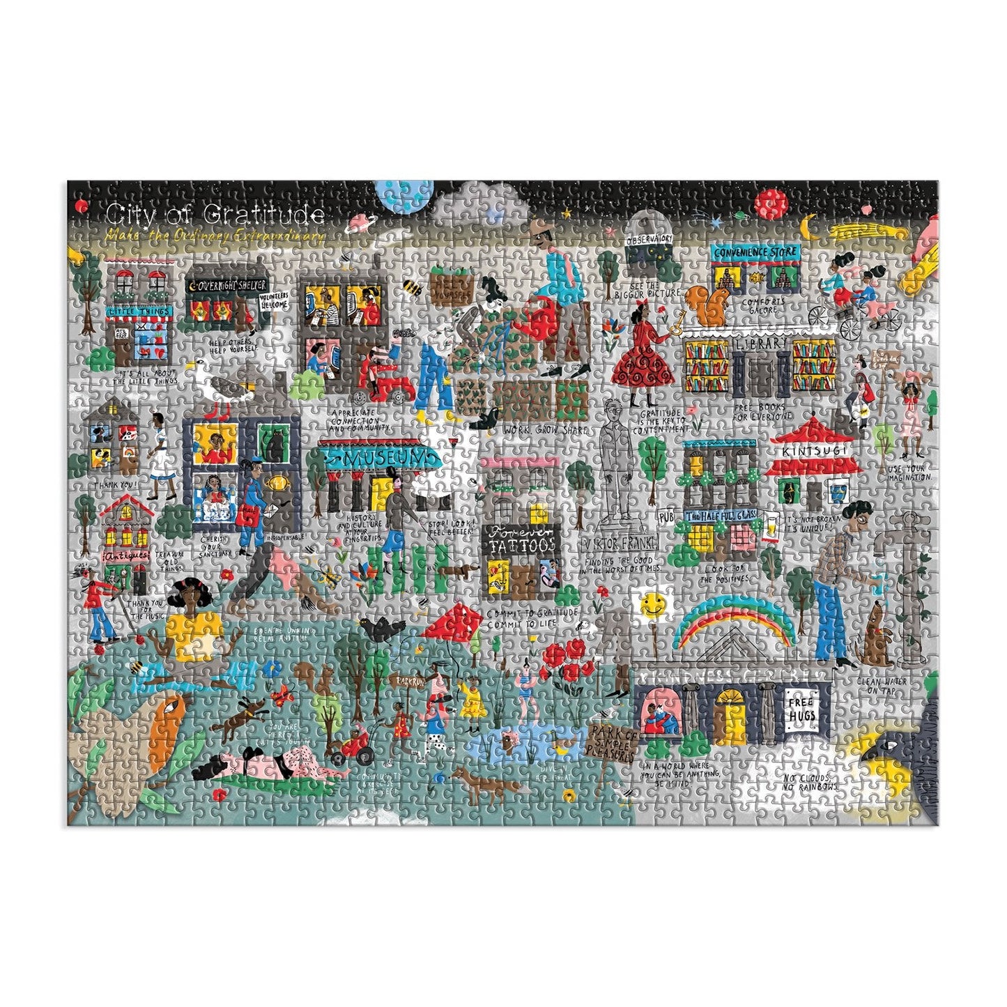 City of Gratitude 1000 Piece Jigsaw Puzzle