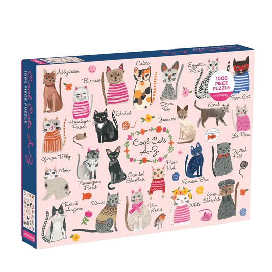 Cool Cats A-Z 1000 Piece Family Puzzle