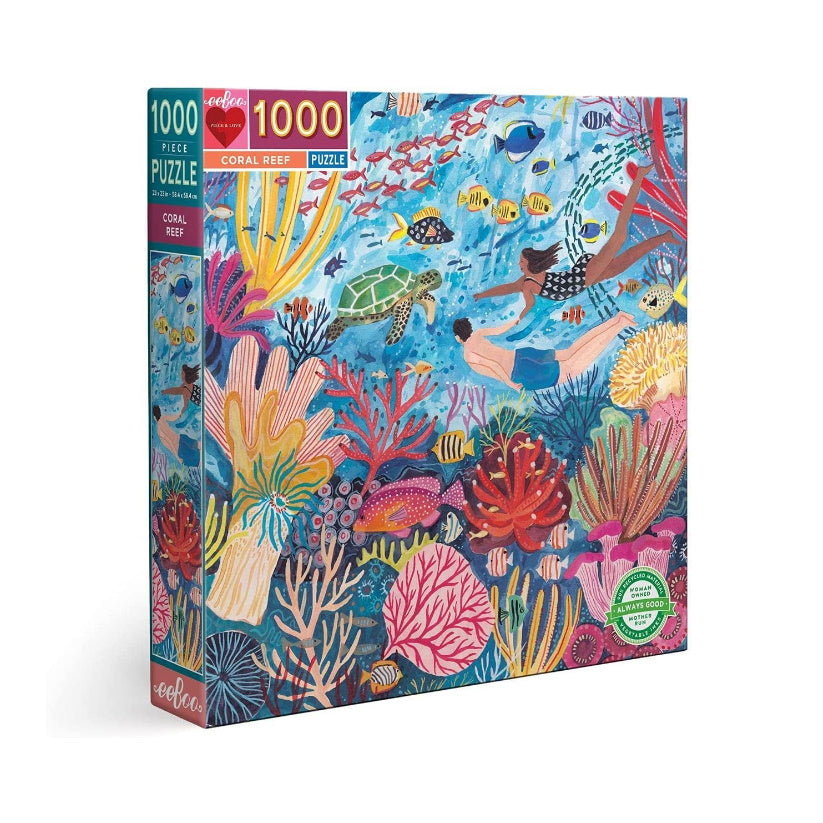 eeBoo Coral Reef 1000 Piece Puzzle