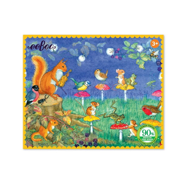 eeBoo Firefly Party 36 Piece Mini Puzzle