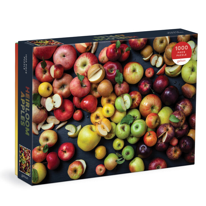 Galison 1000 Piece Jigsaw Puzzle - Heirloom Apples