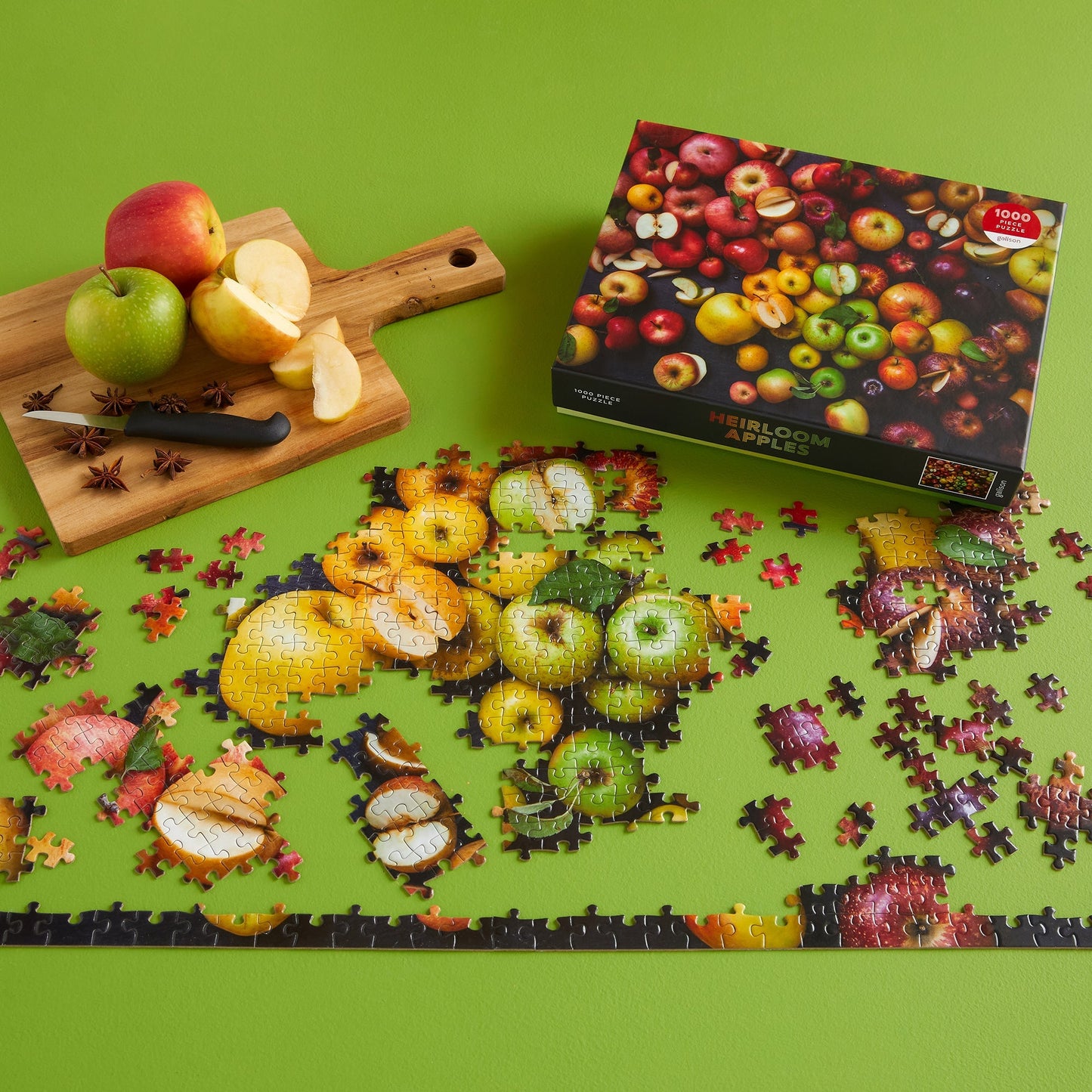 Galison 1000 Piece Jigsaw Puzzle - Heirloom Apples
