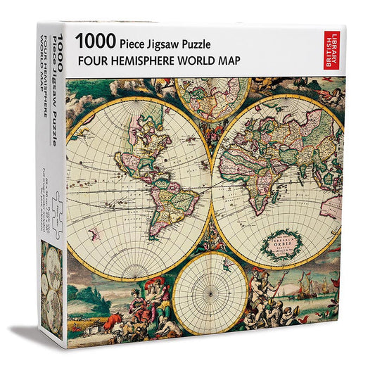 British Library 1000 Piece Jigsaw Puzzle - Four Hemispheres