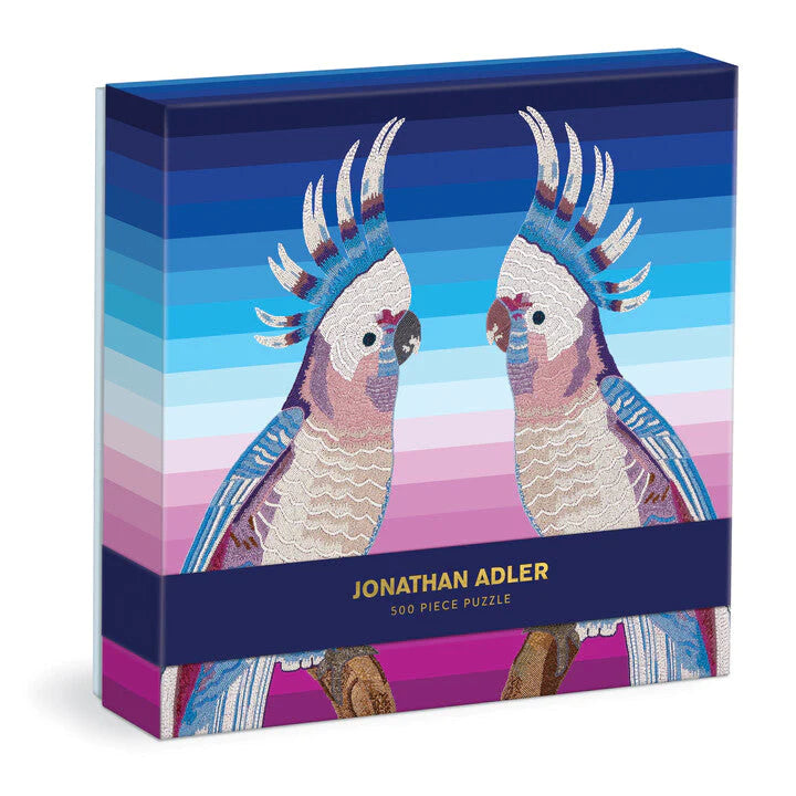 Galison 500 Piece Puzzle - Jonathan Adler Parrots