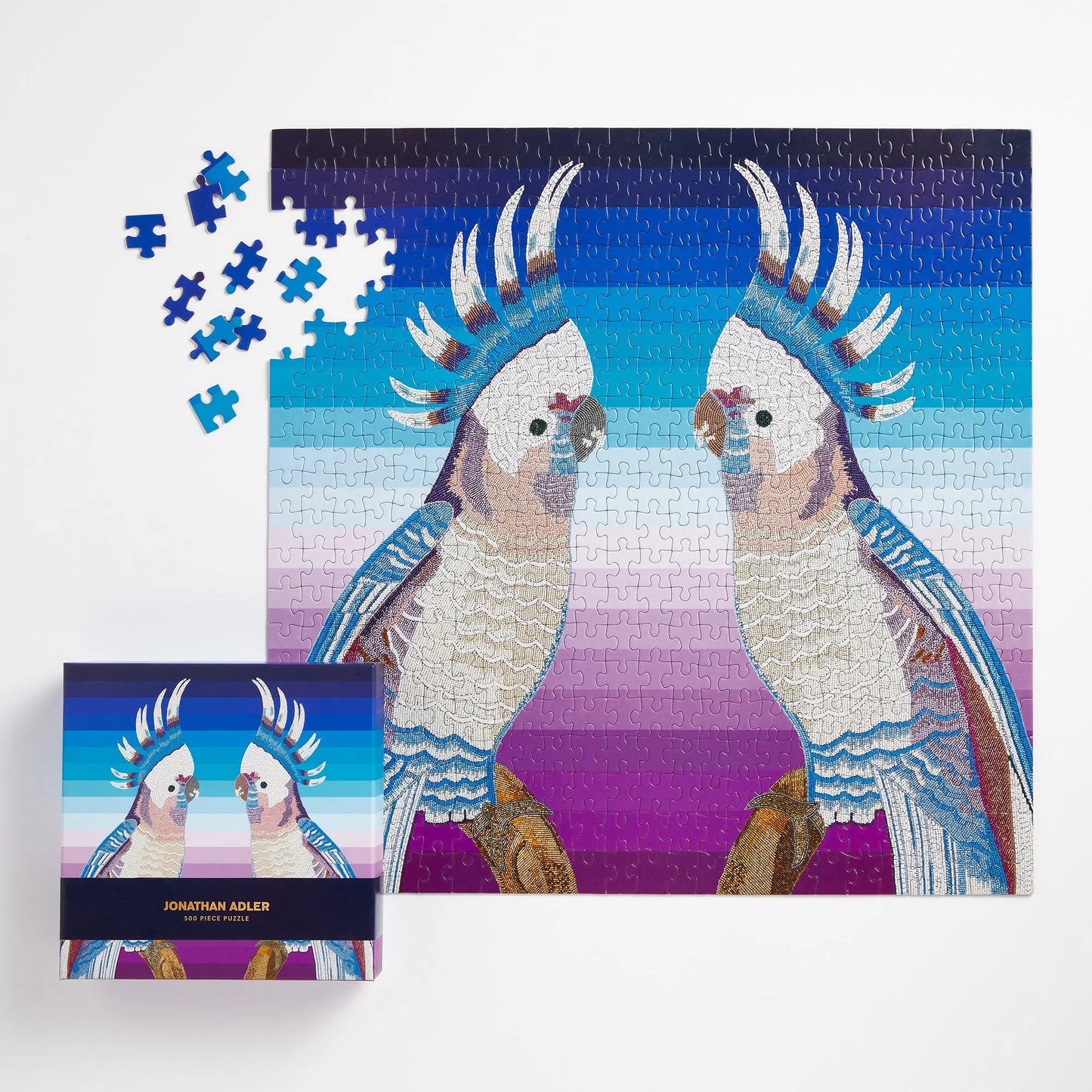 Galison 500 Piece Puzzle - Jonathan Adler Parrots