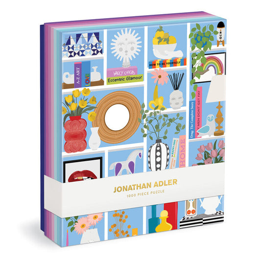 Galison 1000 Piece Jigsaw Puzzle - Jonathan Adler Shelfie