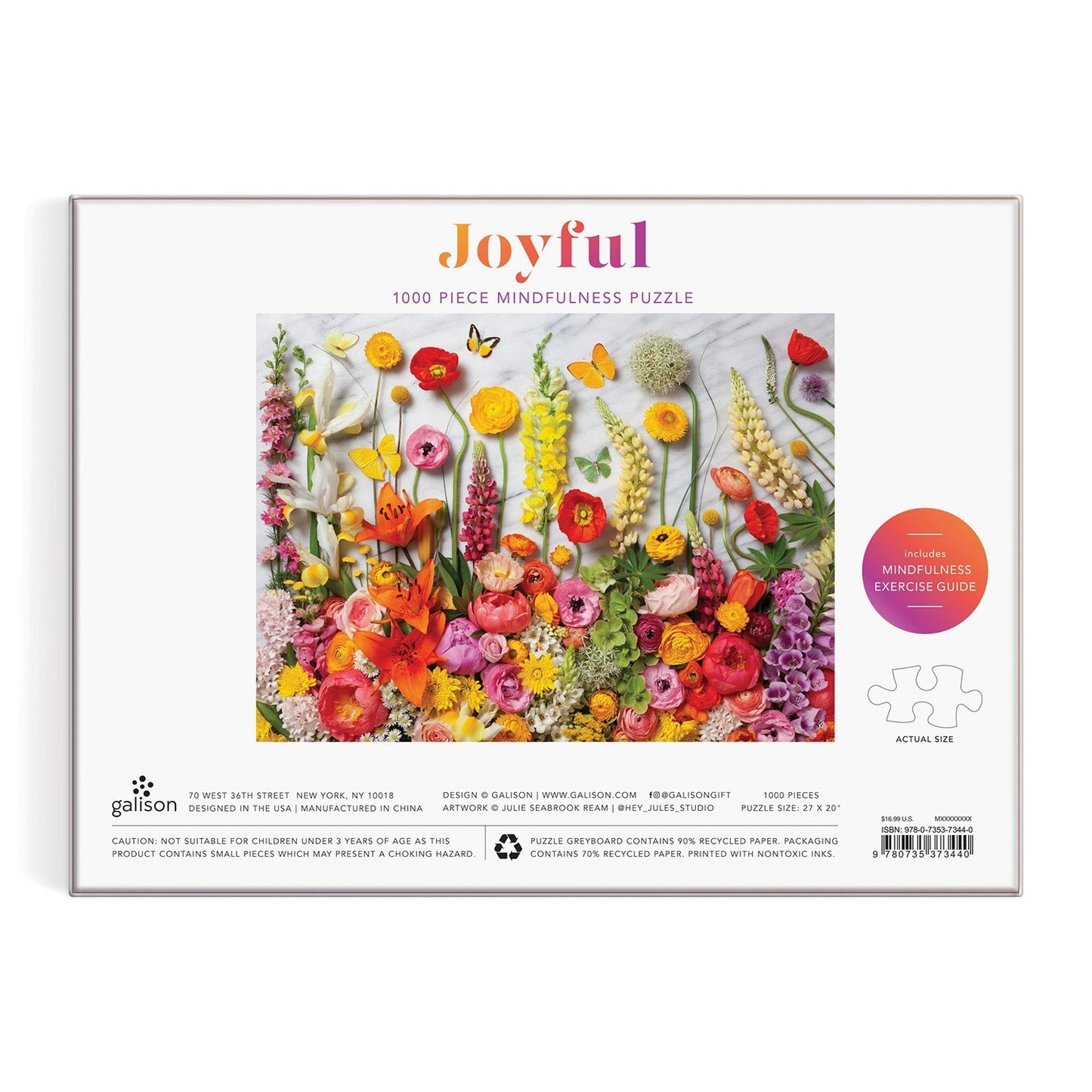 Galison 1000 Piece Jigsaw Puzzle - Joyful