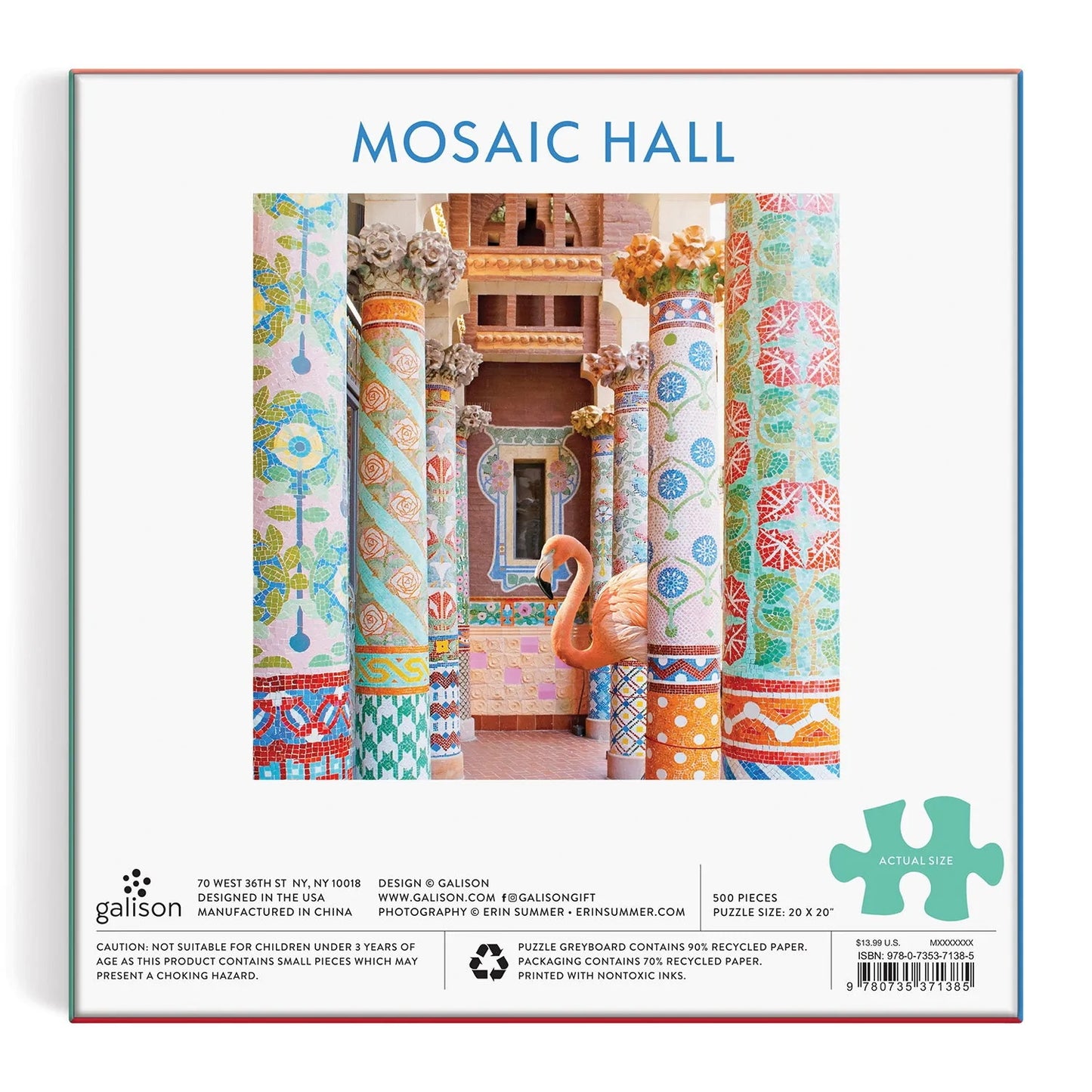 Mosaic Hall 500 Piece Puzzle