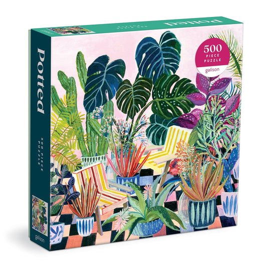 Galison 500 Piece Puzzle - Potted