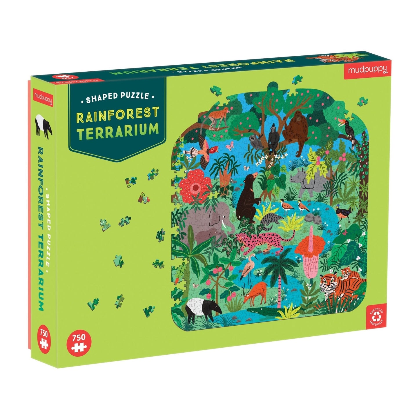 Rainforest Terrarium 750 Piece Shaped Puzzle