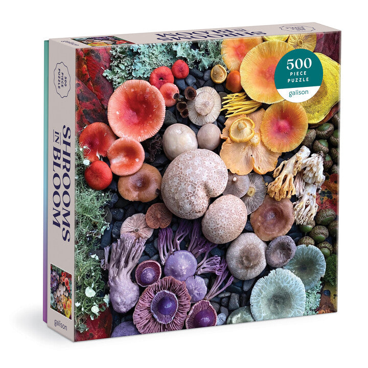 Galison 500 Piece Puzzle - Shrooms in Bloom