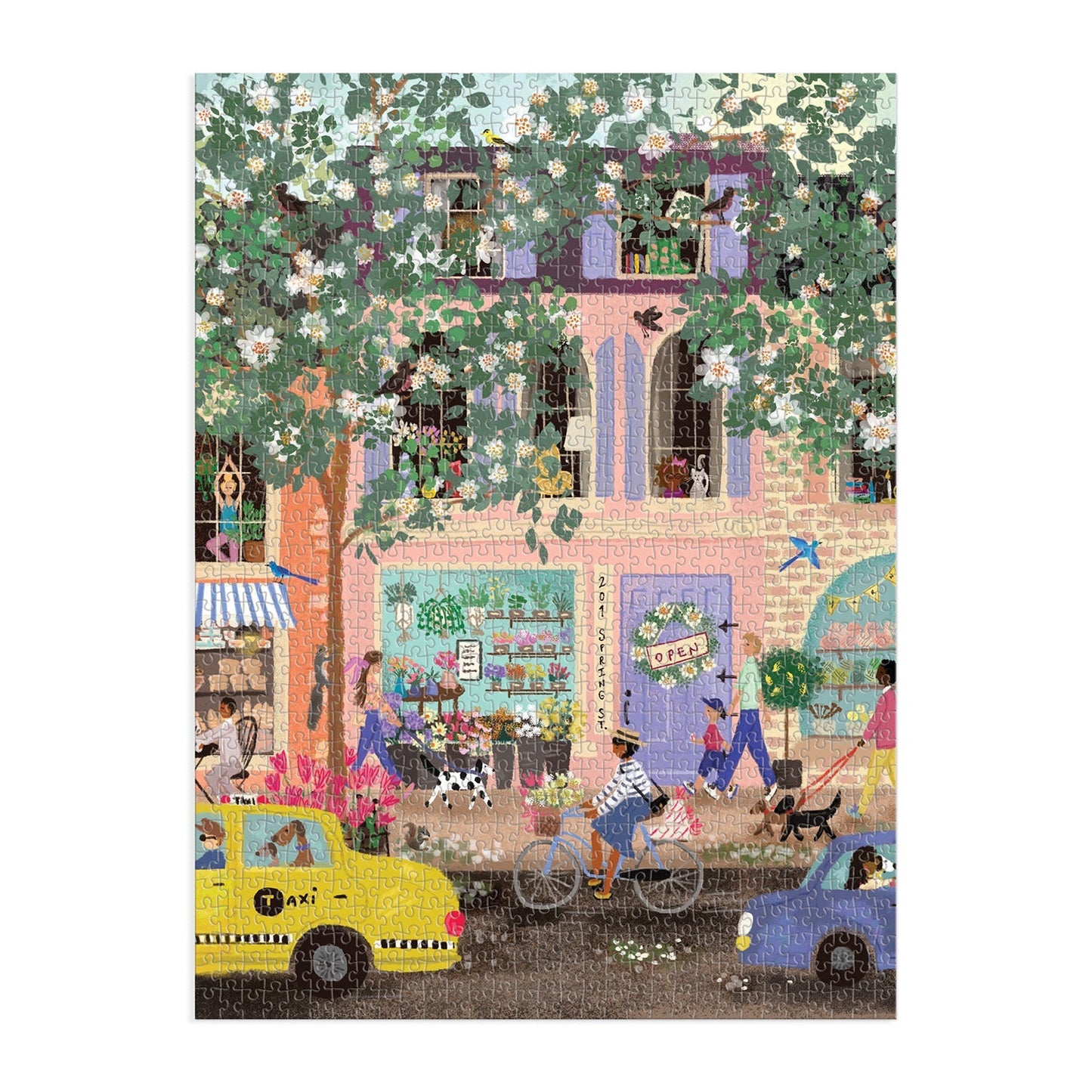 Spring Street 1000 Piece Jigsaw Puzzle