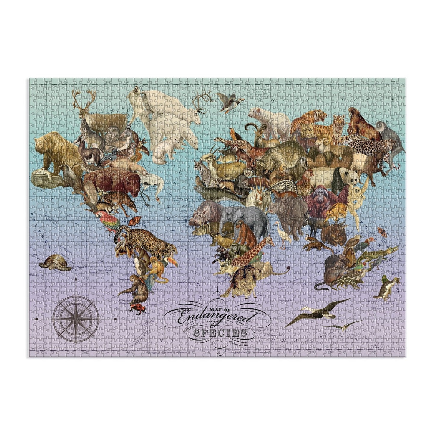 Wendy Gold Endangered Species 1500 Piece Jigsaw Puzzle